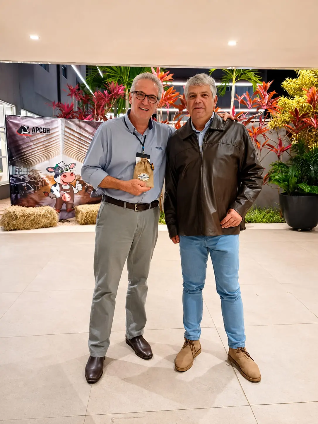 José Ricardo Vilkas representando a MBV Agro durante o Estrelas do Holandês.